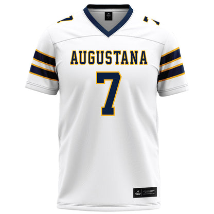AU - NCAA Football : Jermaine Hampton - White Football Jersey-0