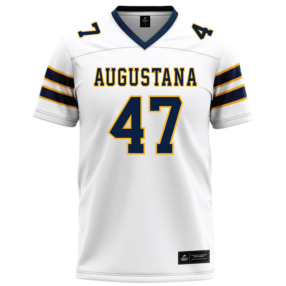 AU - NCAA Football : Brock Salm - White Football Jersey-0