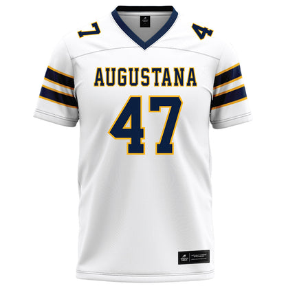 AU - NCAA Football : Brock Salm - White Football Jersey-0