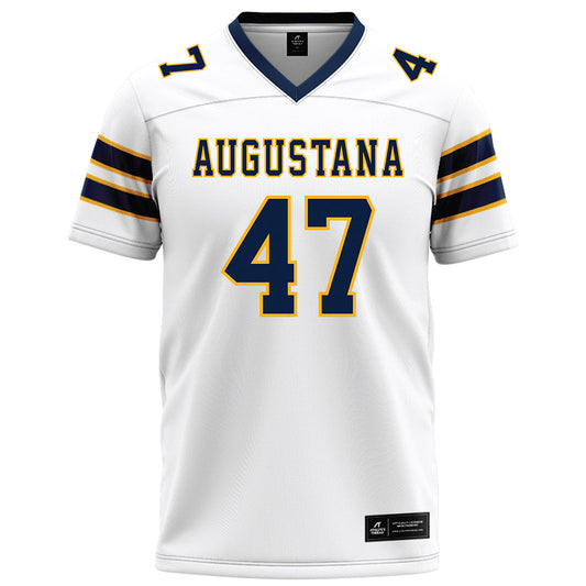 AU - NCAA Football : Brock Salm - White Football Jersey-0