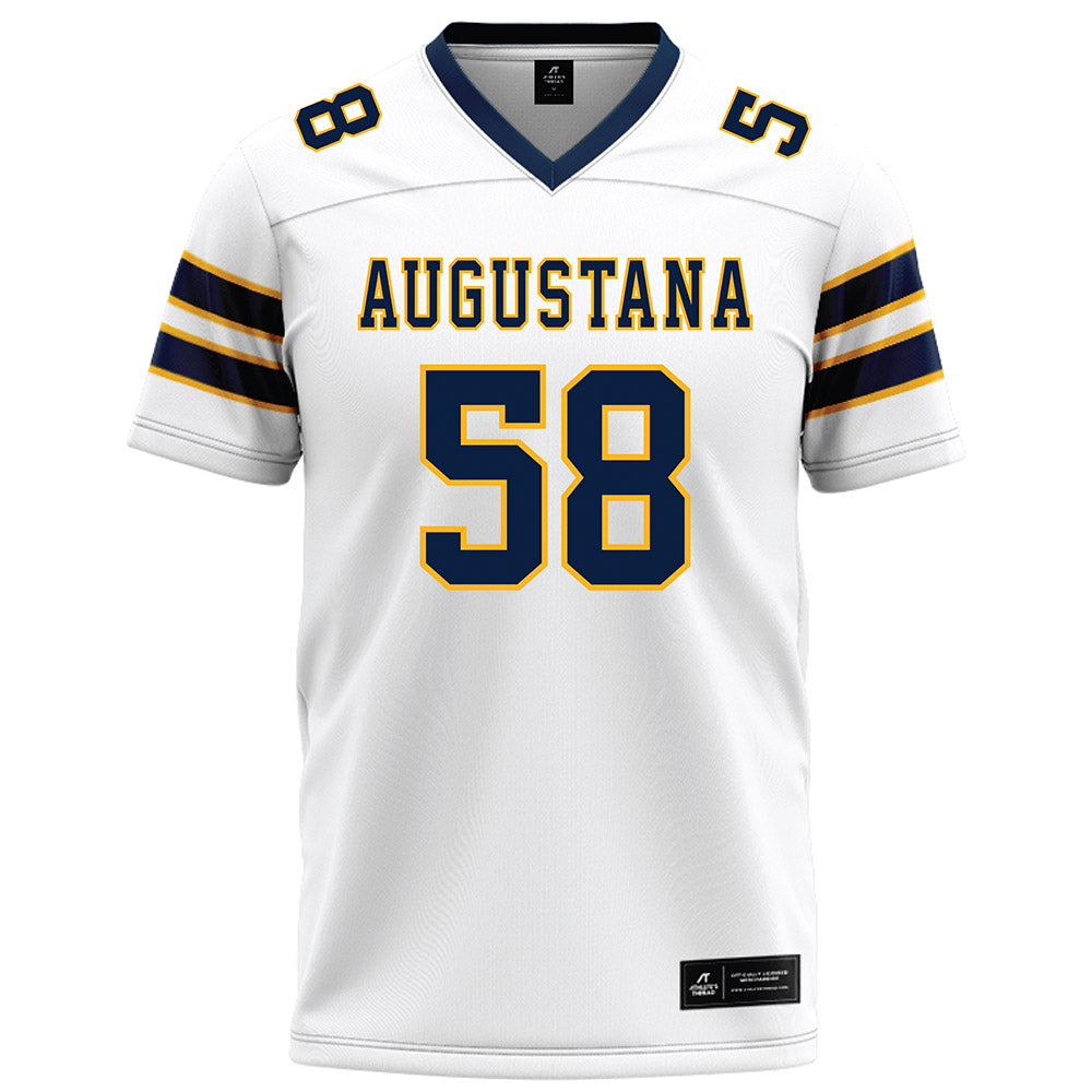 AU - NCAA Football : Wes Coates - White Football Jersey-0
