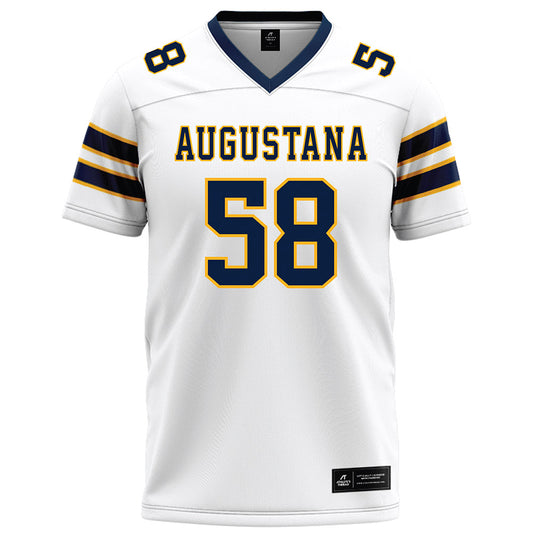 AU - NCAA Football : Wes Coates - White Football Jersey-0