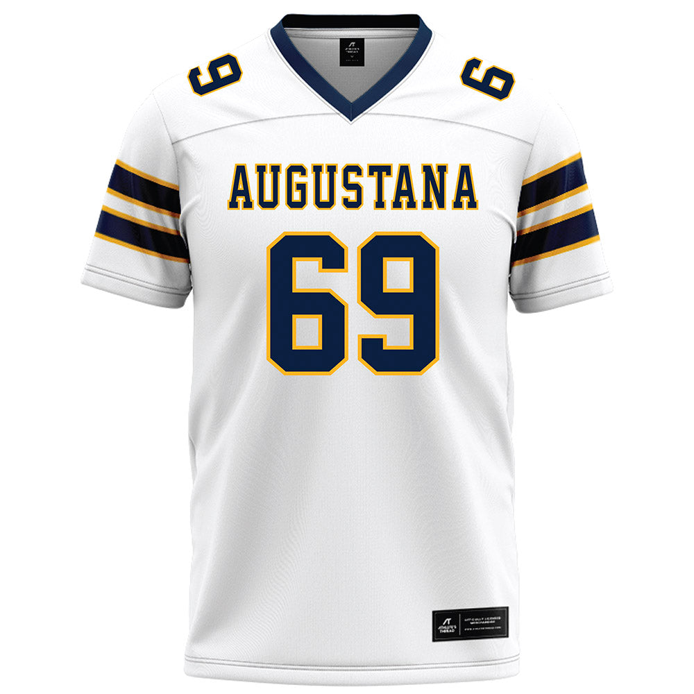AU - NCAA Football : Elliott Renville - White Football Jersey-0