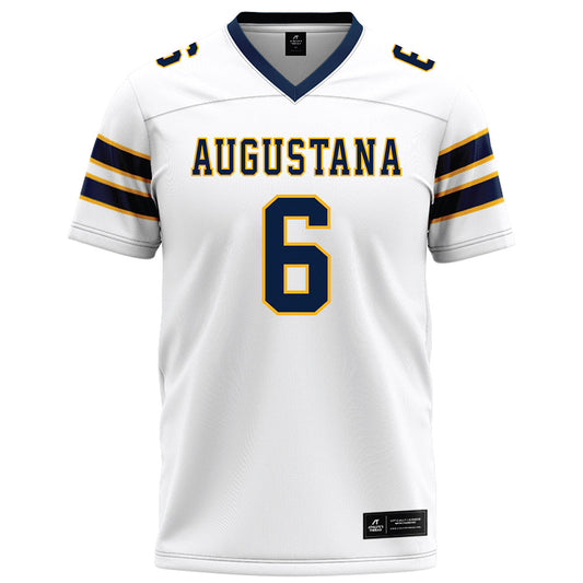 AU - NCAA Football : Neal May - White Football Jersey-0
