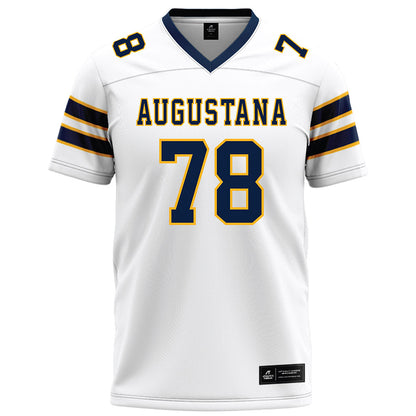 AU - NCAA Football : Parker Fontaine - White Football Jersey-0