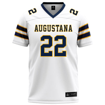 AU - NCAA Football : Breylon Blount - White Football Jersey-0