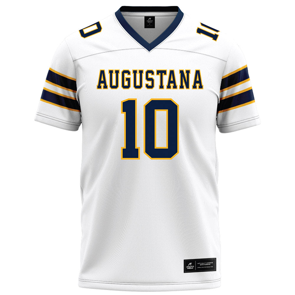 AU - NCAA Football : Adam Skifton - White Football Jersey-0