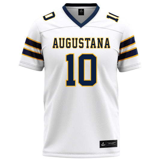 AU - NCAA Football : Adam Skifton - White Football Jersey-0