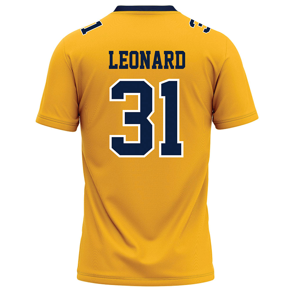 AU - NCAA Football : Luke Leonard - Gold Football Jersey