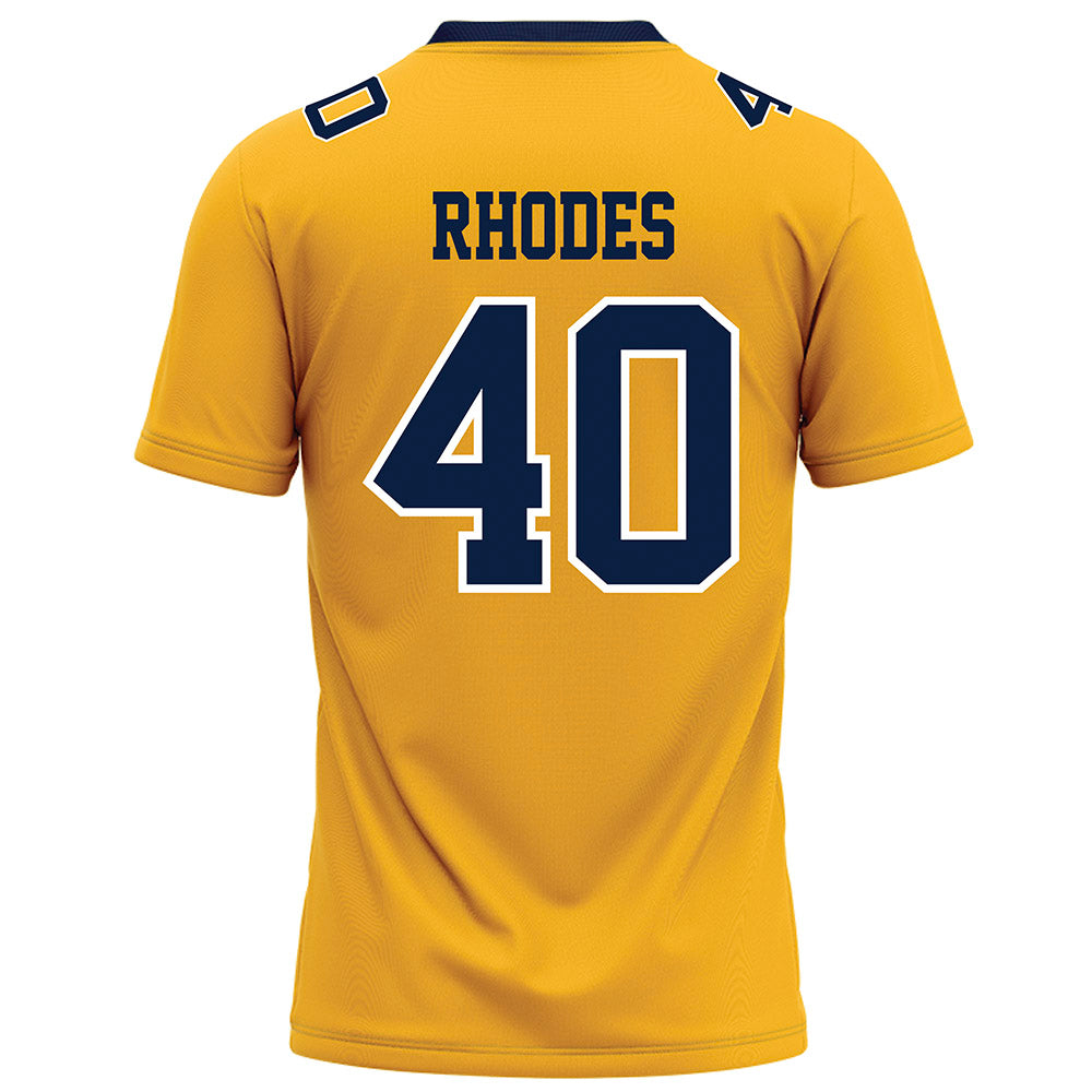 AU - NCAA Football : Ayden Rhodes - Gold Football Jersey-1
