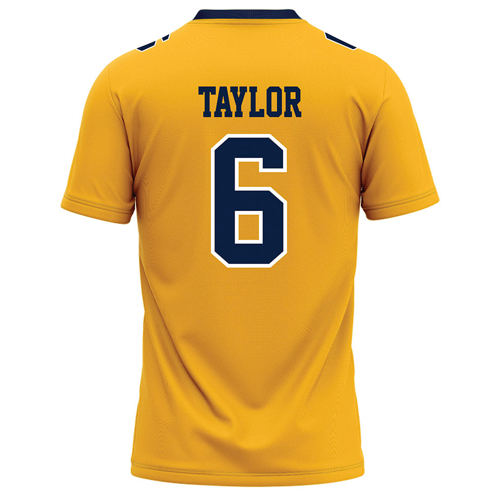 AU - NCAA Football : Myles Taylor - Gold Football Jersey