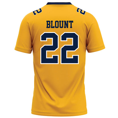 AU - NCAA Football : Breylon Blount - Gold Football Jersey-1