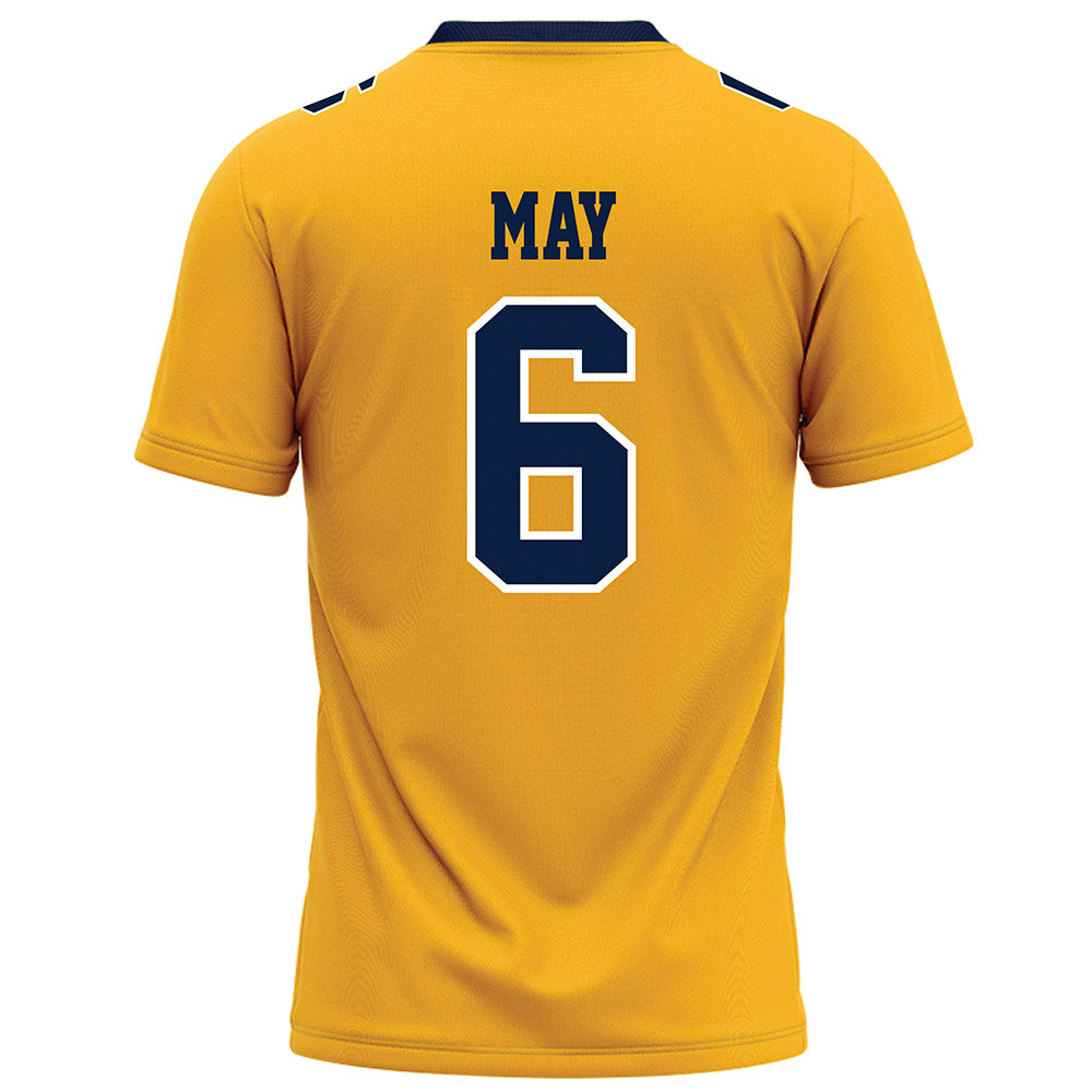 AU - NCAA Football : Neal May - Gold Football Jersey-1