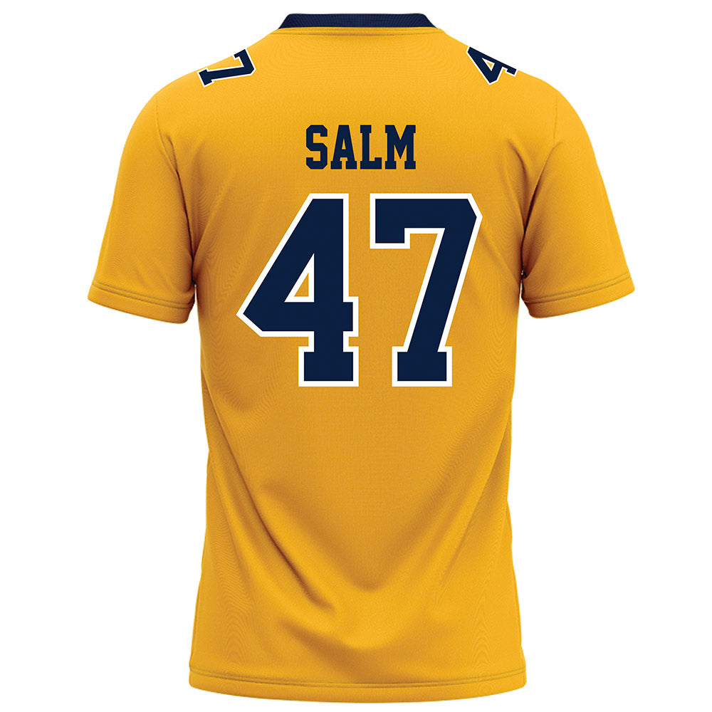 AU - NCAA Football : Brock Salm - Gold Football Jersey-1