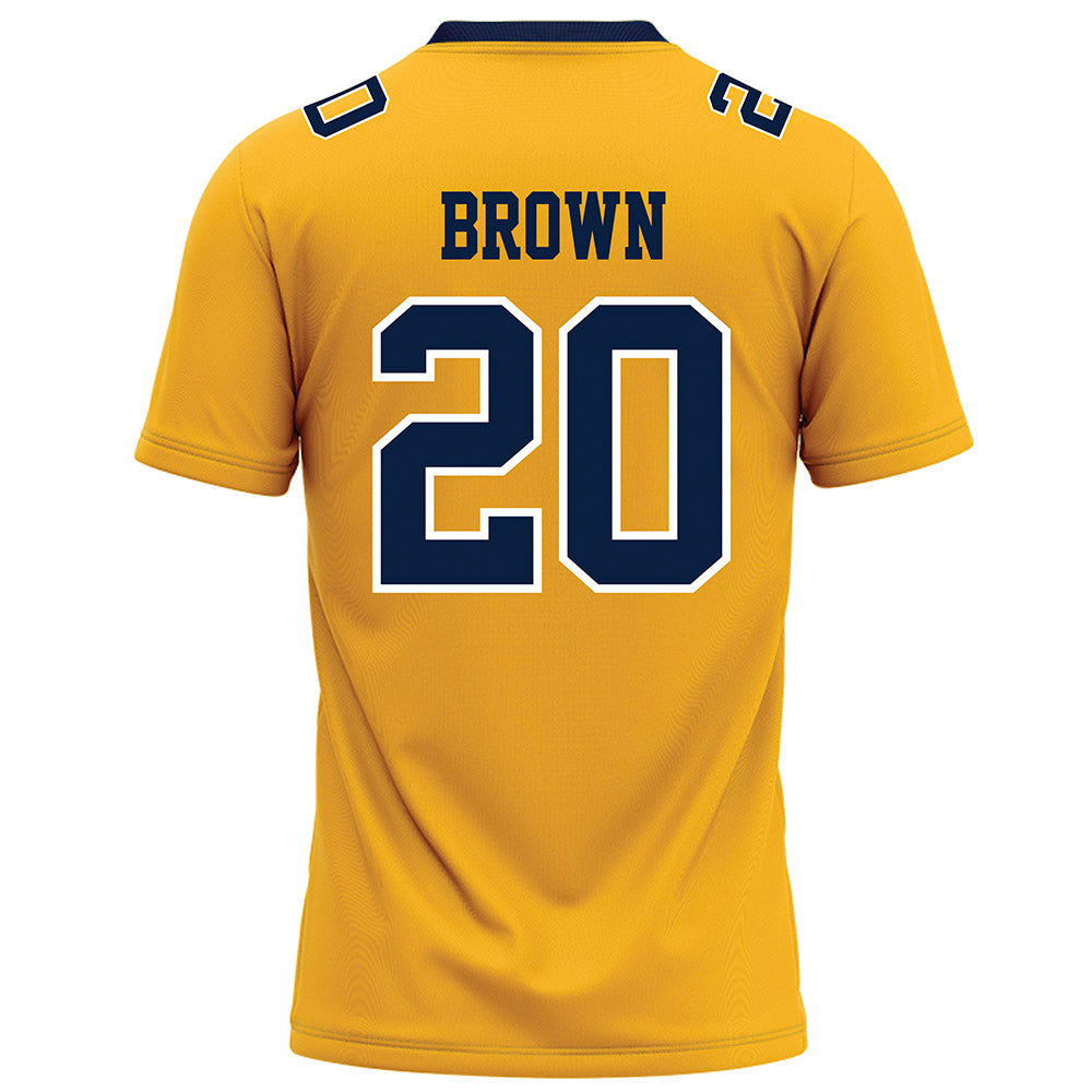 AU - NCAA Football : Dante Brown - Gold Football Jersey-1