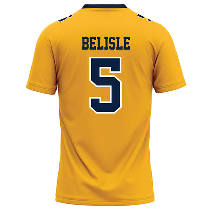 AU - NCAA Football : Brady Belisle - Gold Football Jersey-1