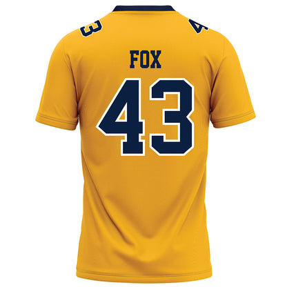 AU - NCAA Football : Teagan Fox - Gold Football Jersey-1