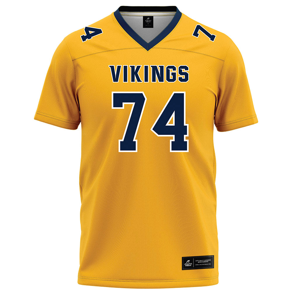 AU - NCAA Football : Josh Larsen - Gold Football Jersey-0
