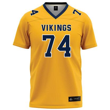 AU - NCAA Football : Josh Larsen - Gold Football Jersey-0