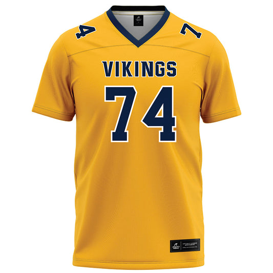 AU - NCAA Football : Josh Larsen - Gold Football Jersey-0