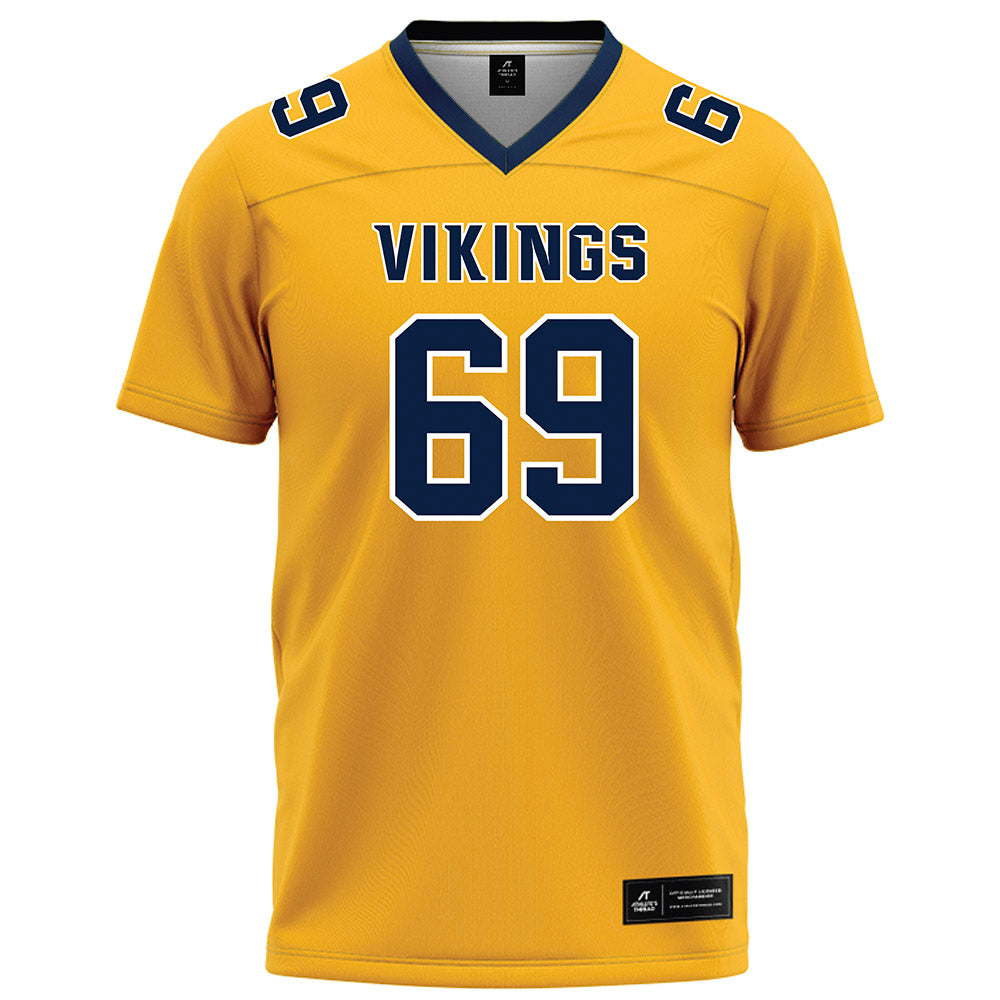 AU - NCAA Football : Elliott Renville - Gold Football Jersey-0