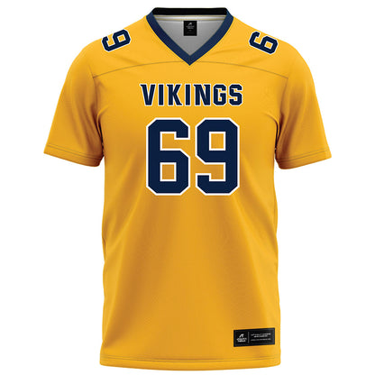 AU - NCAA Football : Elliott Renville - Gold Football Jersey-0