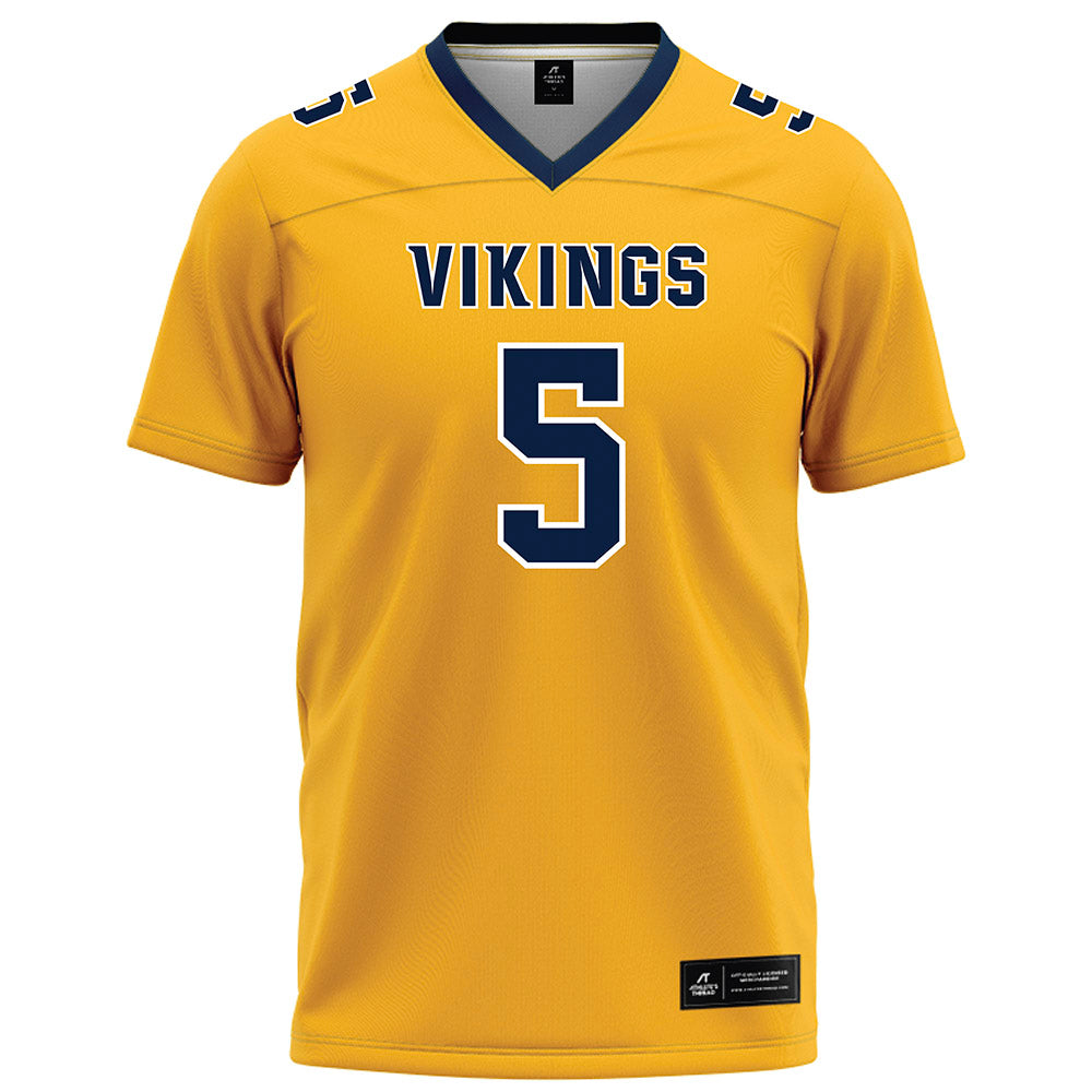 AU - NCAA Football : Brady Belisle - Gold Football Jersey-0