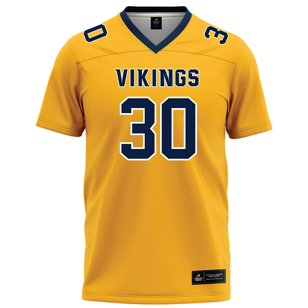 AU - NCAA Football : Luke Francis - Gold Football Jersey-0