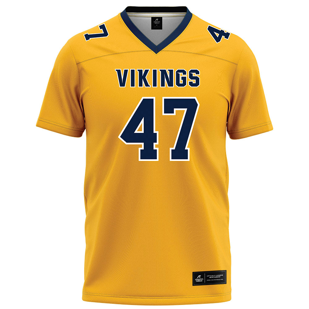 AU - NCAA Football : Brock Salm - Gold Football Jersey-0
