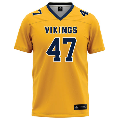 AU - NCAA Football : Brock Salm - Gold Football Jersey-0