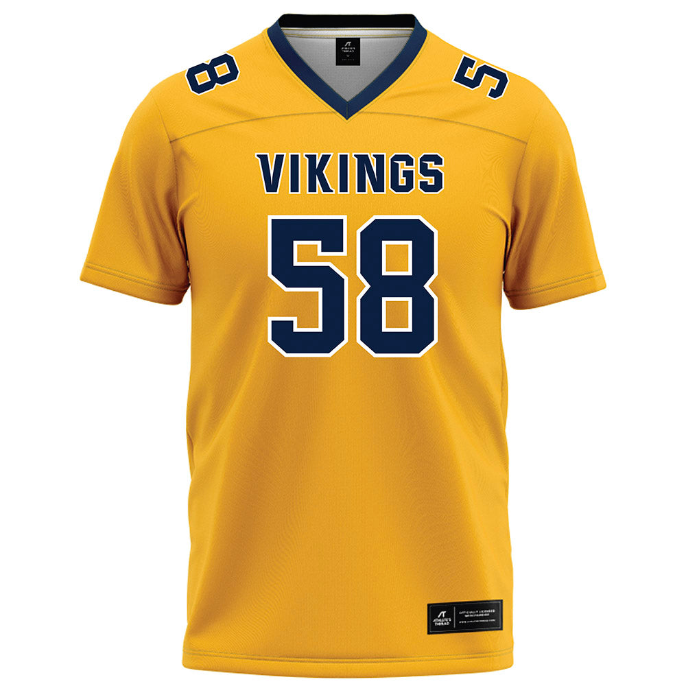 AU - NCAA Football : Wes Coates - Gold Football Jersey-0