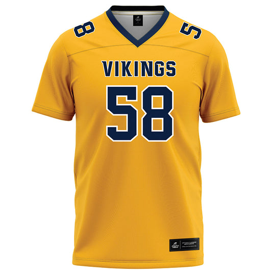 AU - NCAA Football : Wes Coates - Gold Football Jersey-0