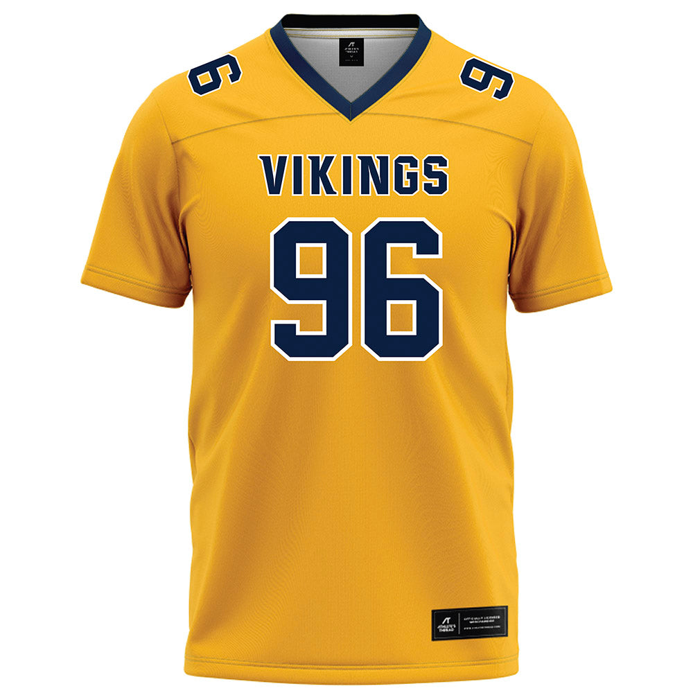 AU - NCAA Football : Connor Akey - Gold Football Jersey-0