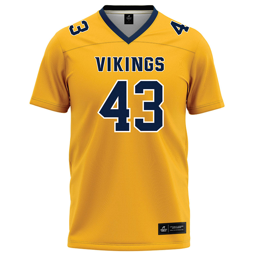 AU - NCAA Football : Teagan Fox - Gold Football Jersey-0