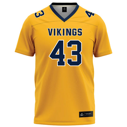 AU - NCAA Football : Teagan Fox - Gold Football Jersey-0