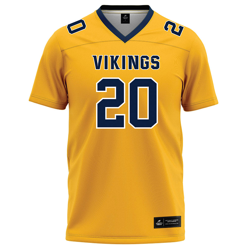 AU - NCAA Football : Dante Brown - Gold Football Jersey-0