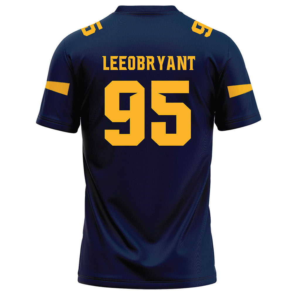 AU - NCAA Football : Joshua Leeobryant - Navy Football Jersey-1