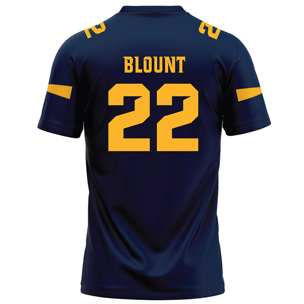 AU - NCAA Football : Breylon Blount - Navy Football Jersey-1