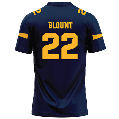 AU - NCAA Football : Breylon Blount - Navy Football Jersey-1