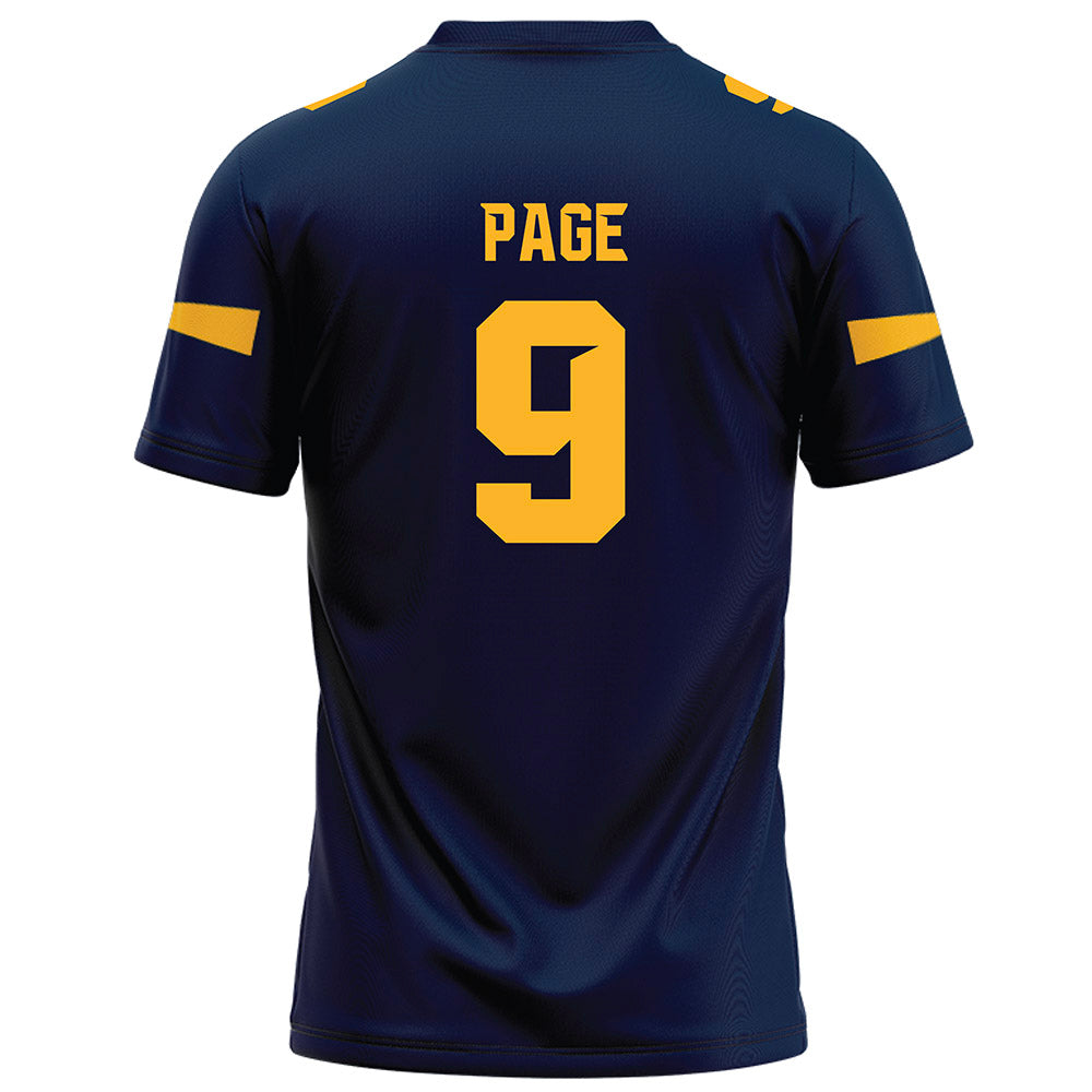 AU - NCAA Football : DJ Page - Navy Football Jersey-1