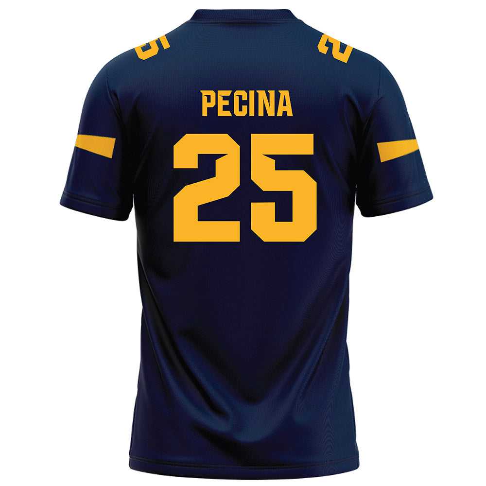 AU - NCAA Football : Jake Pecina - Navy Football Jersey