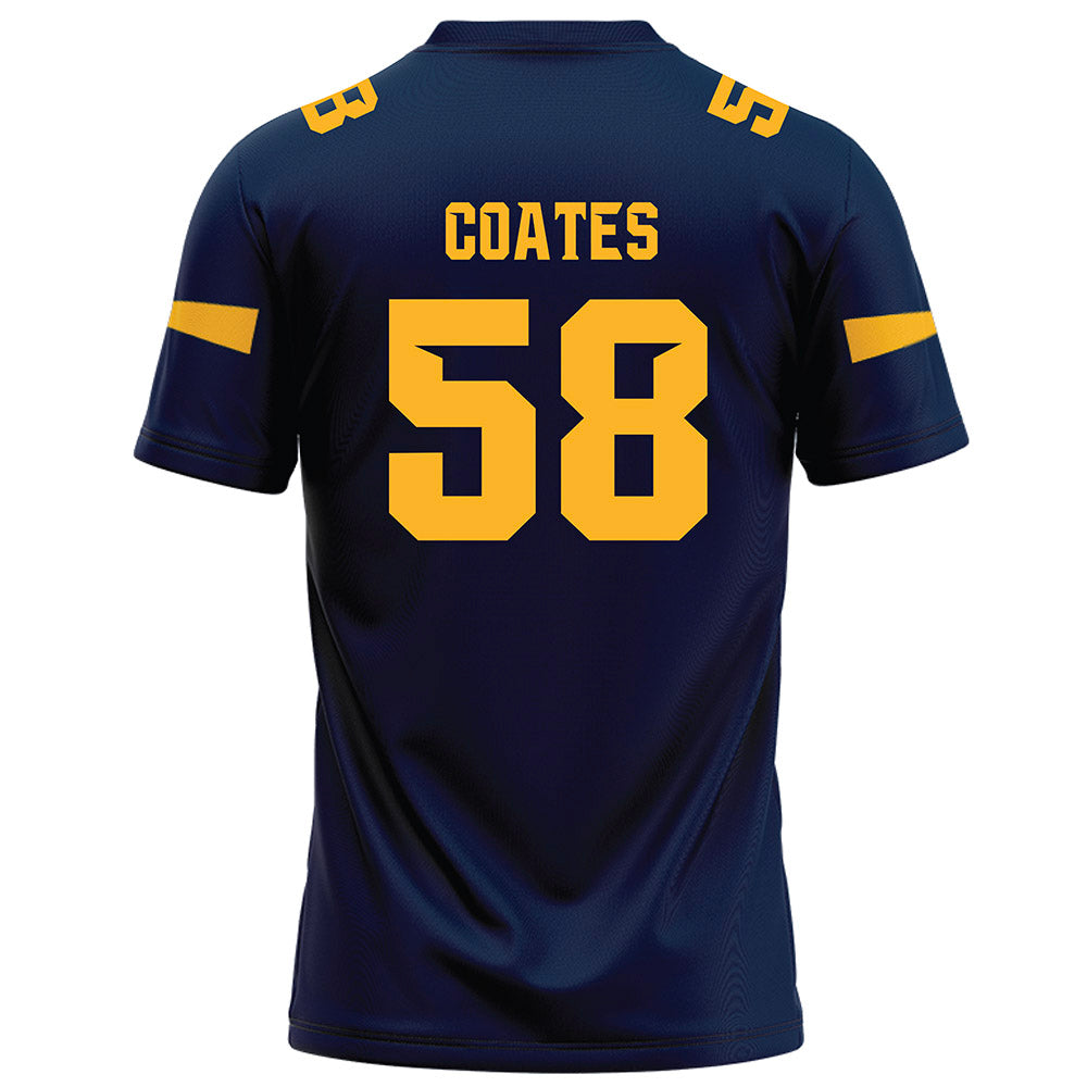 AU - NCAA Football : Wes Coates - Navy Football Jersey-1