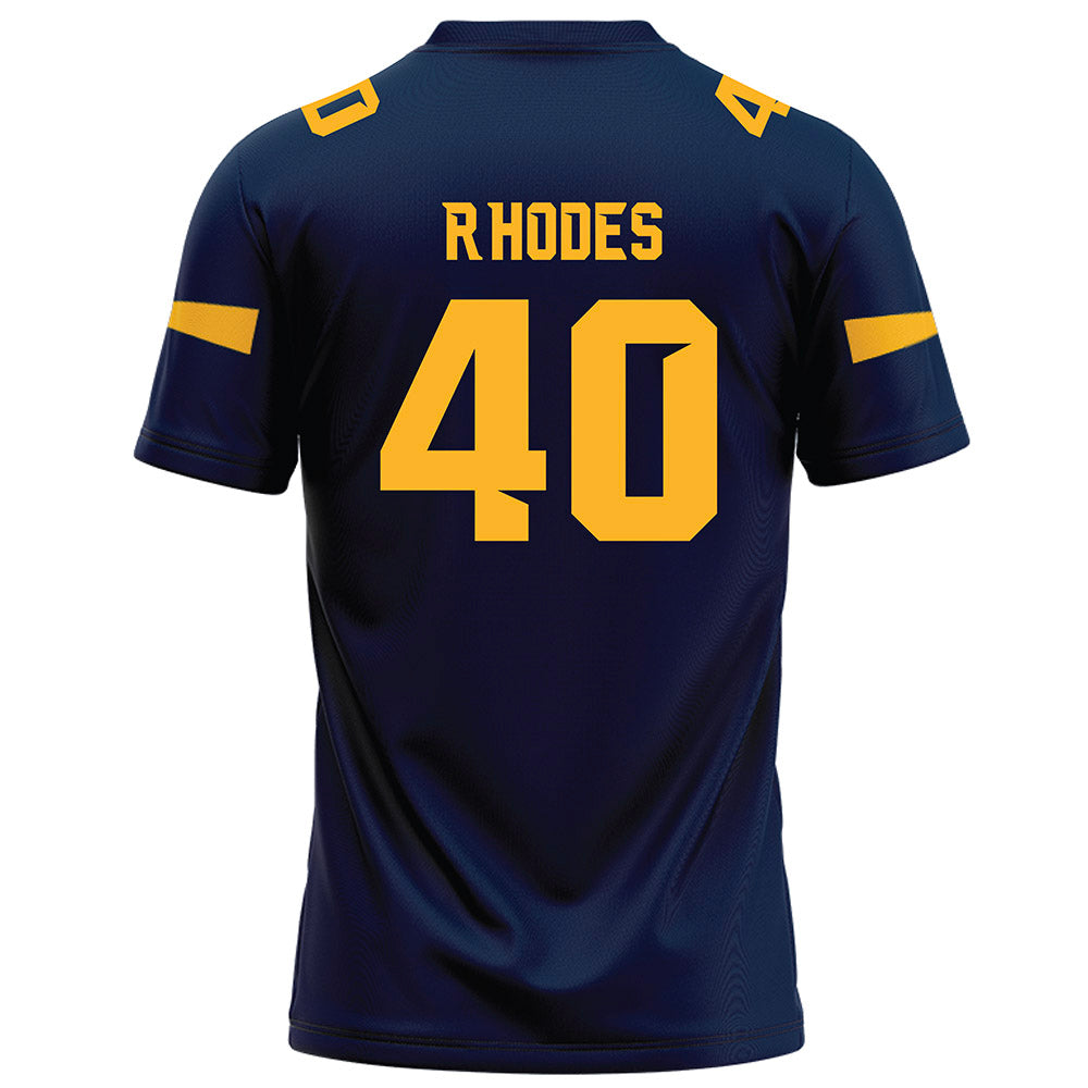 AU - NCAA Football : Ayden Rhodes - Navy Football Jersey-1