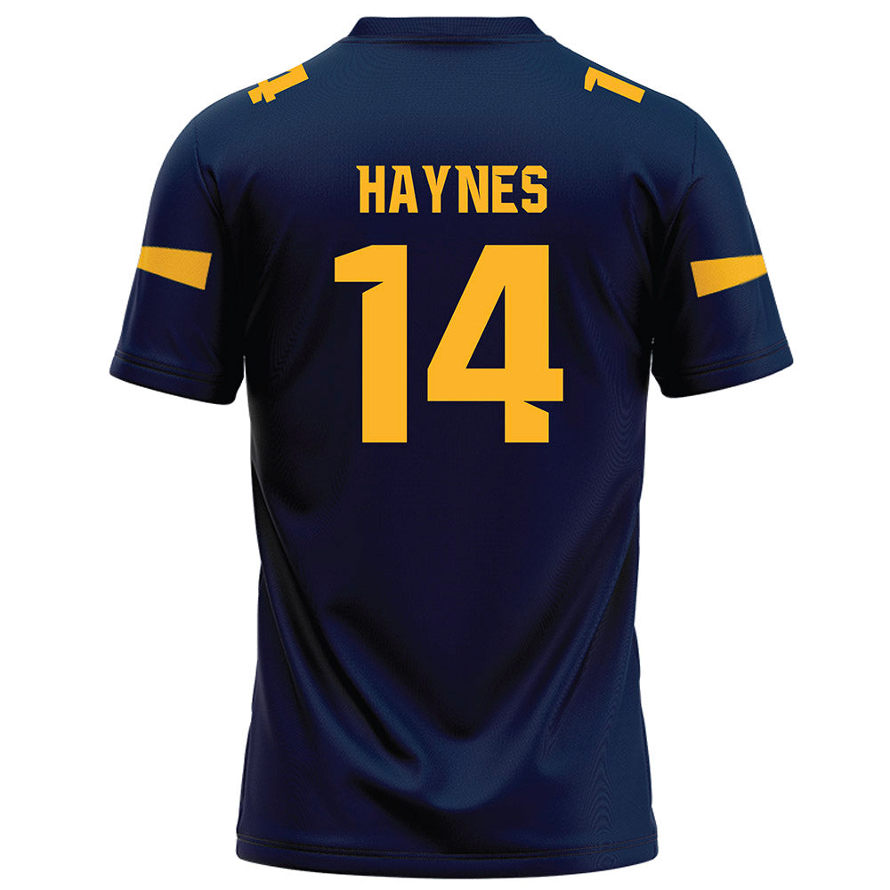 AU - NCAA Football : Jaxon Haynes - Navy Football Jersey-1