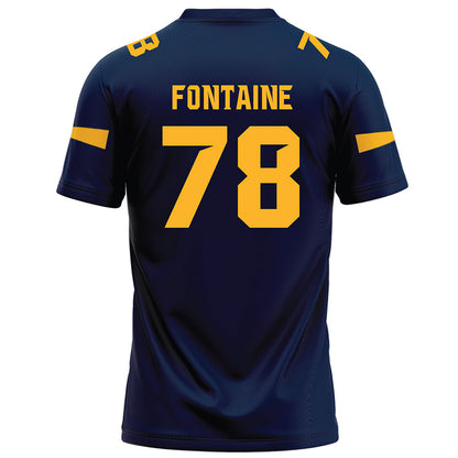 AU - NCAA Football : Parker Fontaine - Navy Football Jersey-1