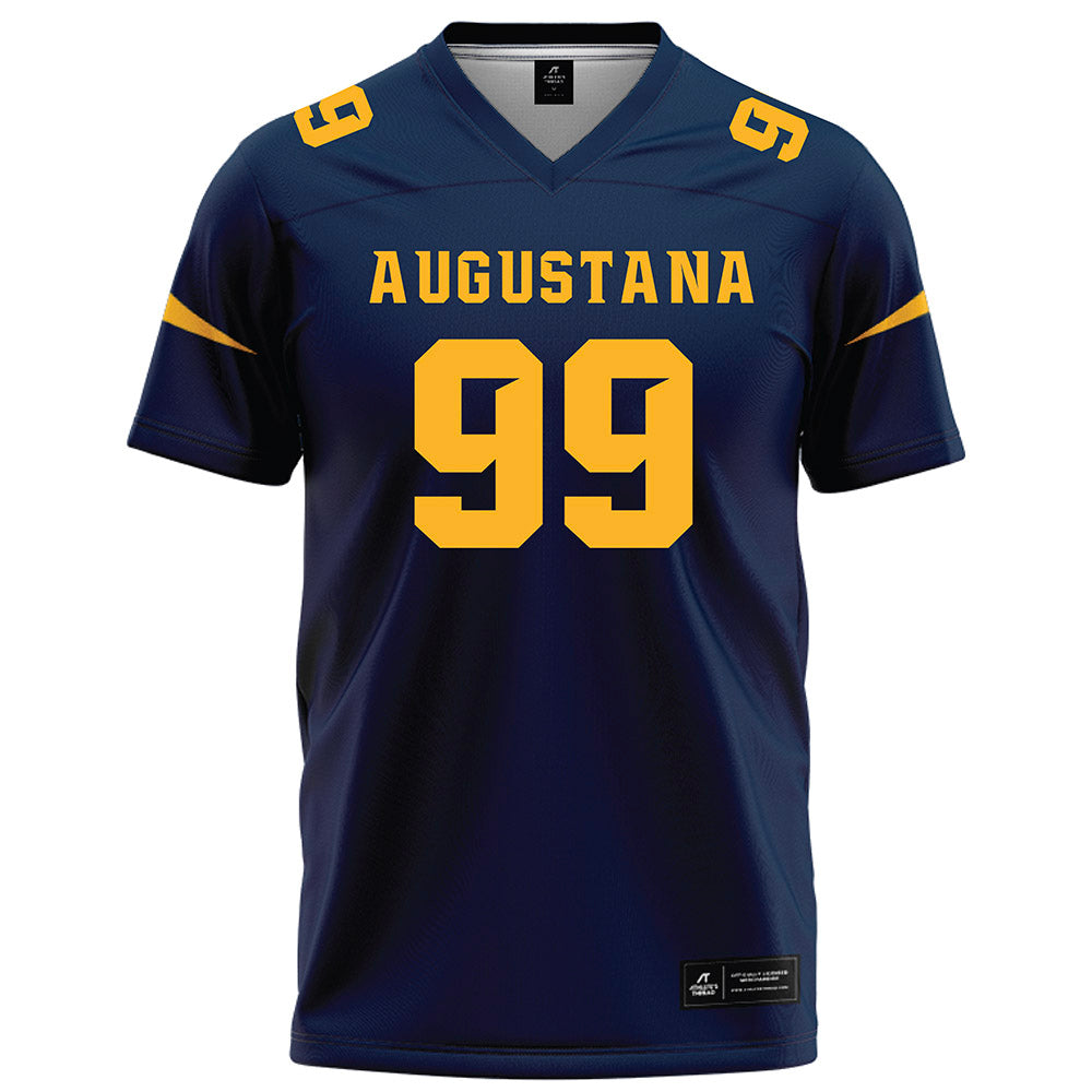 AU - NCAA Football : Khadin Williamson - Navy Football Jersey-0