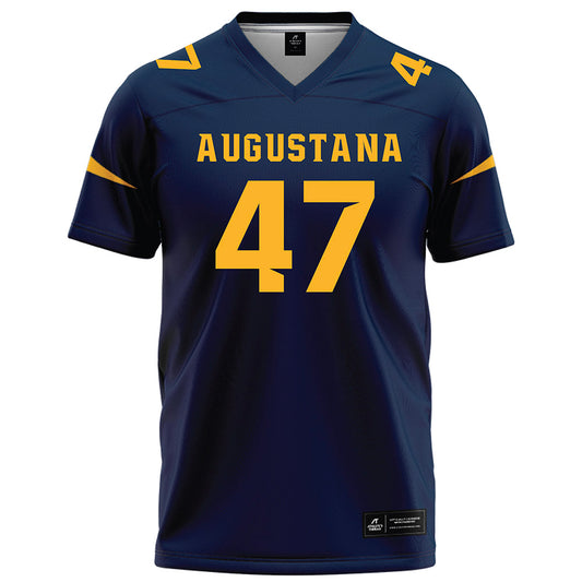 AU - NCAA Football : Brock Salm - Navy Football Jersey-0