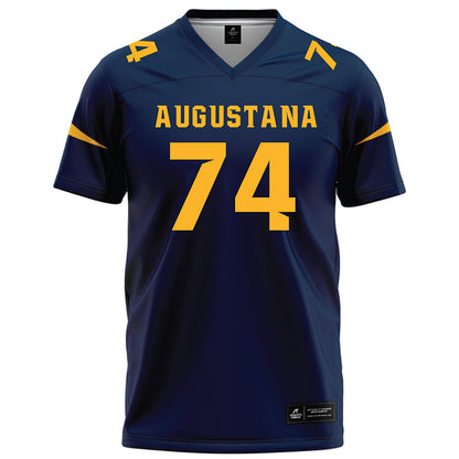 AU - NCAA Football : Josh Larsen - Navy Football Jersey-0