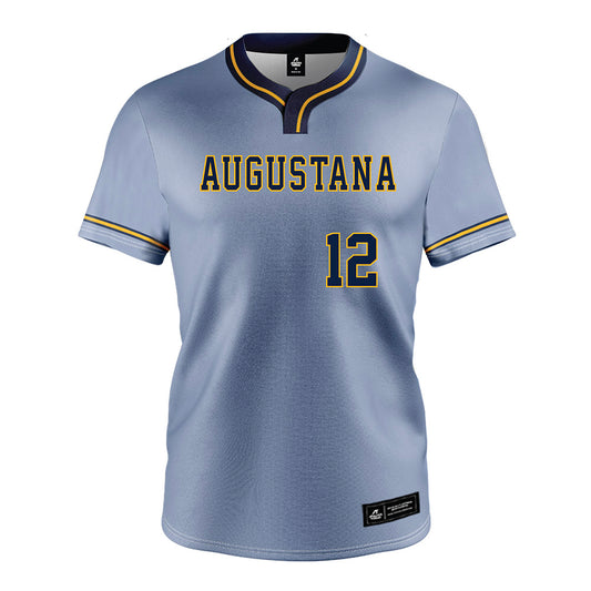 AU - NCAA Softball : Kierra Lubovich - Light Blue Jersey-0