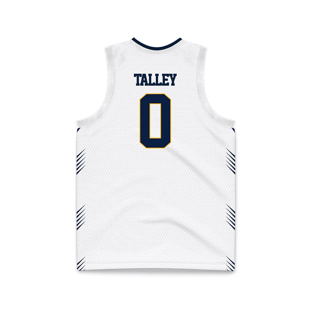 AU - NCAA Men's Basketball : Markus Talley - White Basketball Jersey-1